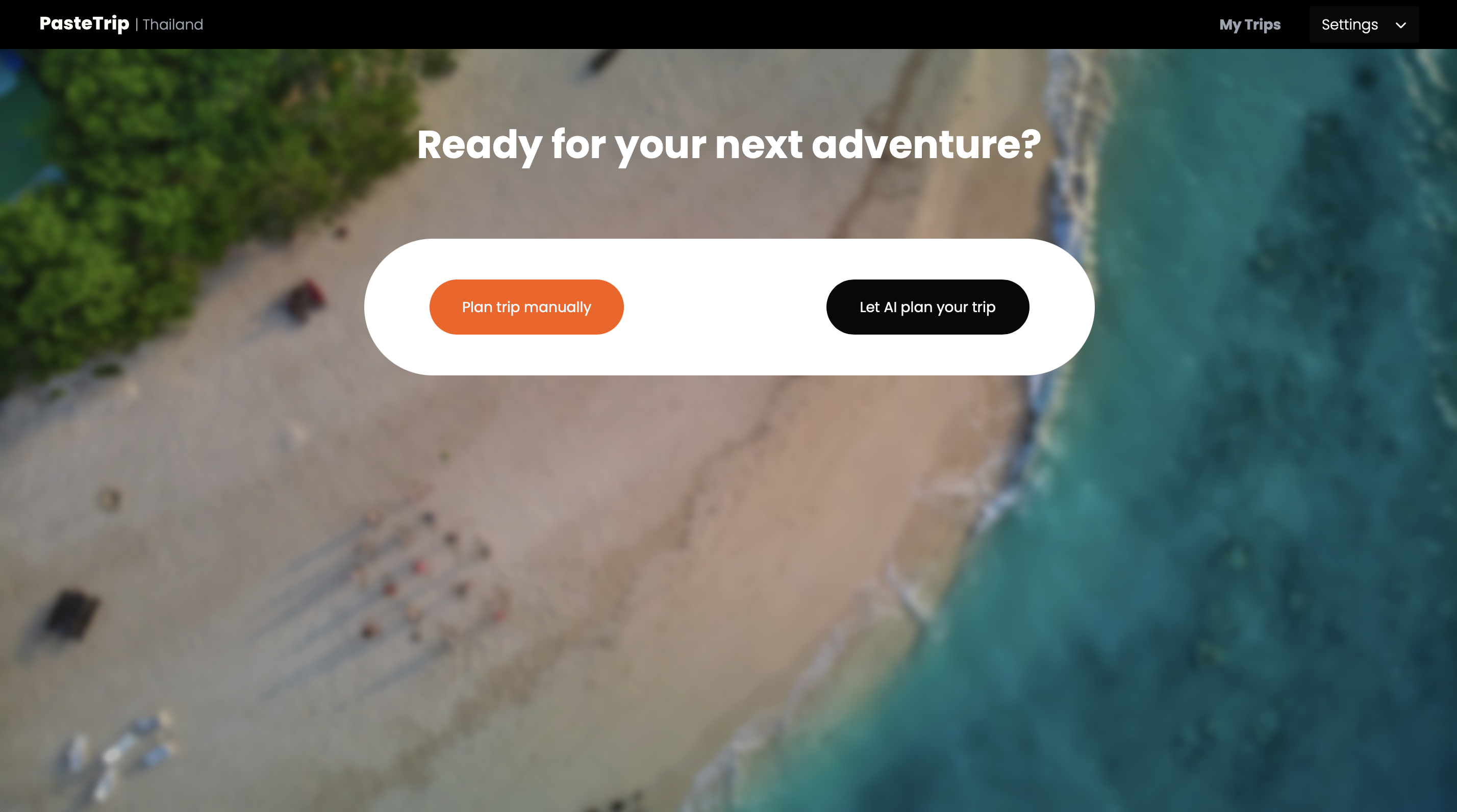 PasteTrip Trip Planner AI