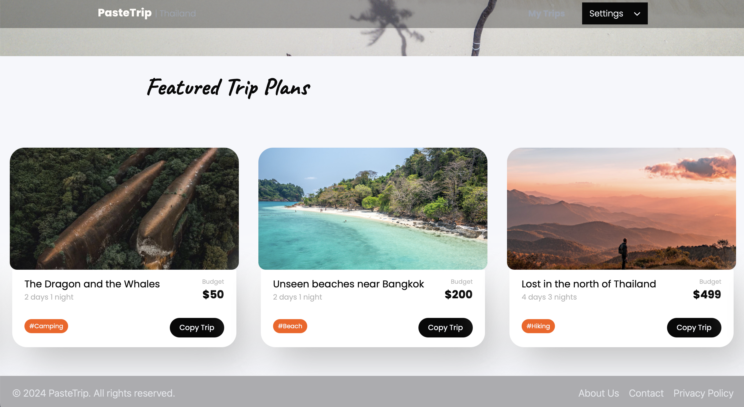 PasteTrip Thailand Travel Community